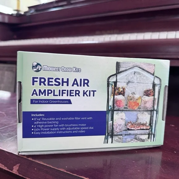 Fresh Air Amplifier Fan Unit For Ecosphere Greenhouse Systems - Picture 3 of 3